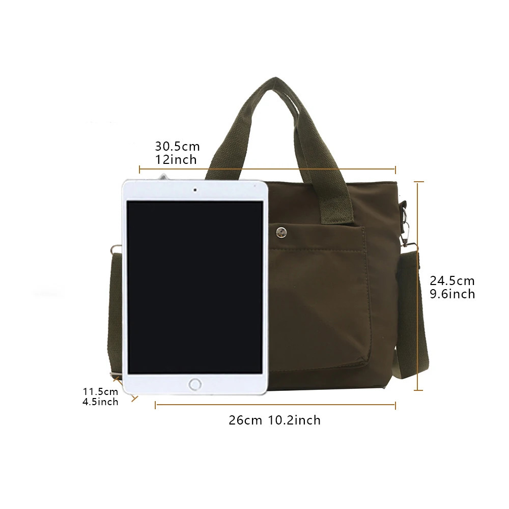 Large capacity messenger bag Casual Fashion simple everything Tote Academy girls crossbody 01 250121