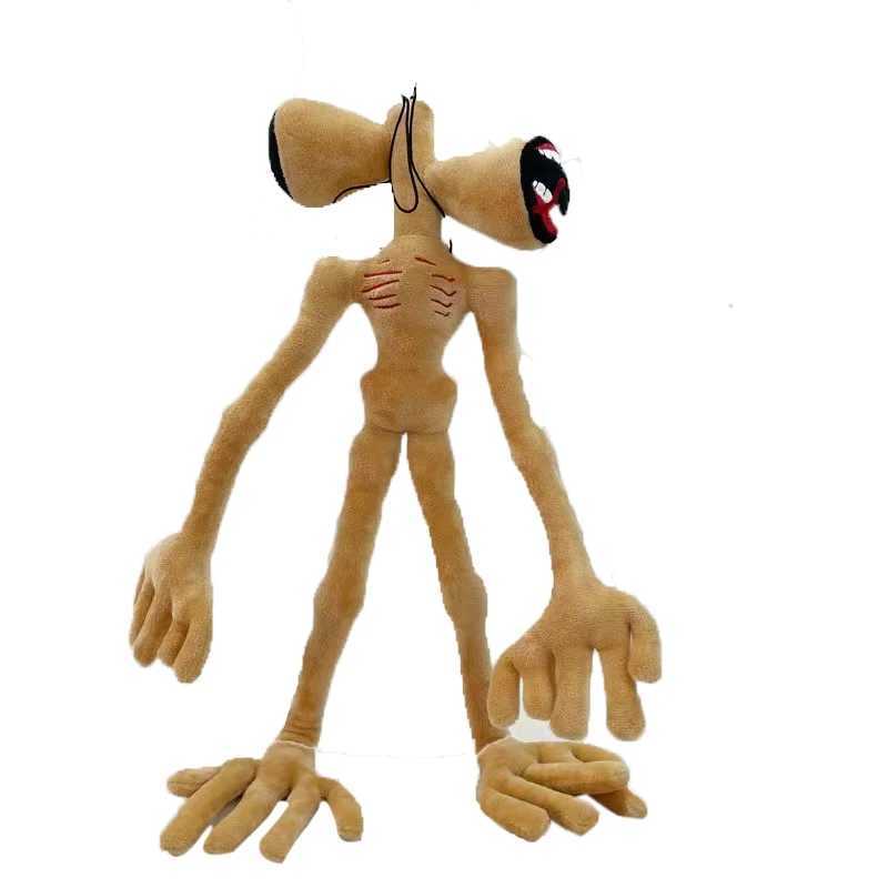 55CM Bendable Siren Plush Toys Off Decoration Standing Siren ffed Toy Desktop Ornaments Plushie Dolls Y250208