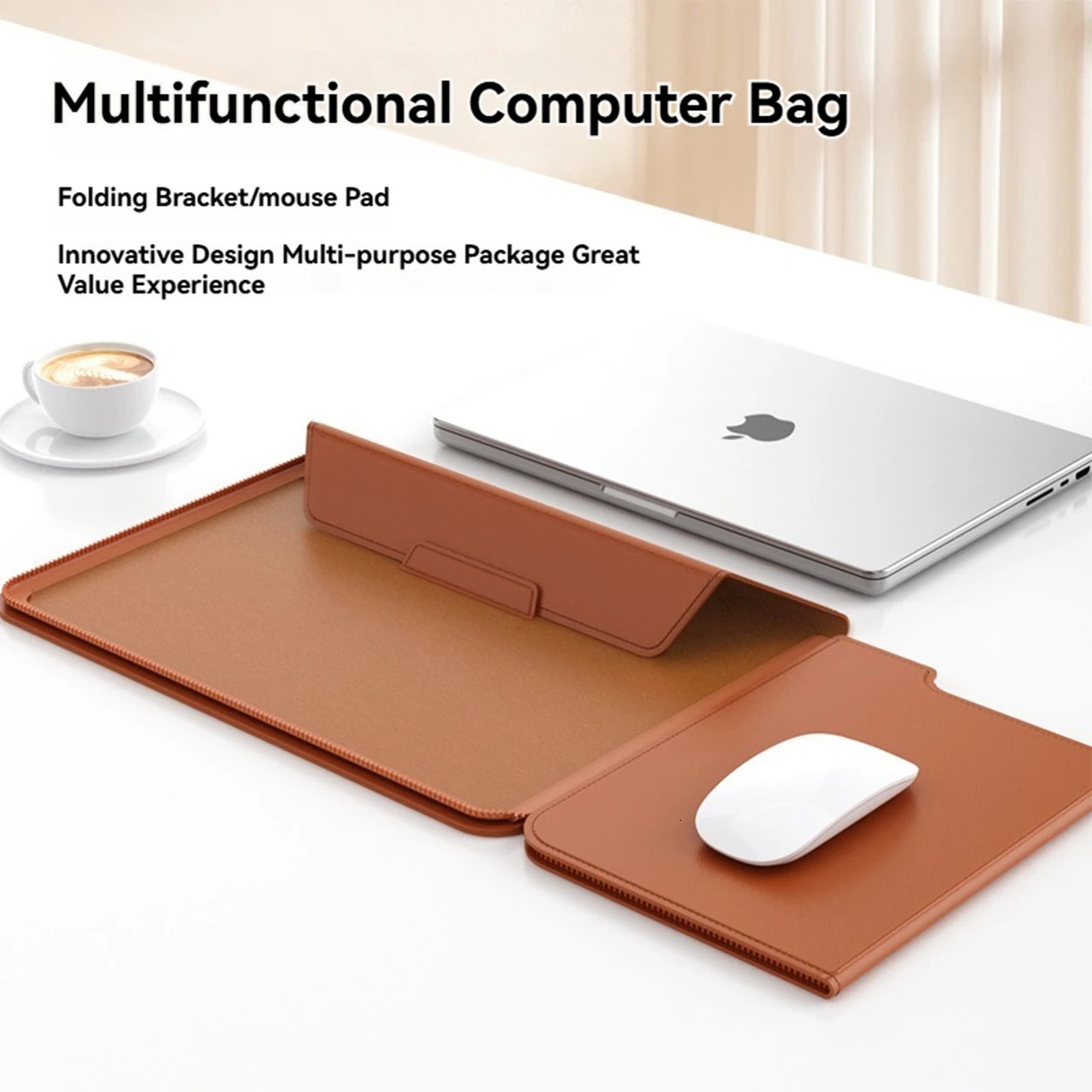 Free Custom Letters Laptop Sleeve For Macbook Air 13 Case 11 13.3 15.4 Retina Unisex Sleeve Envelope Leather Laptop Sleeve Pouch 250208