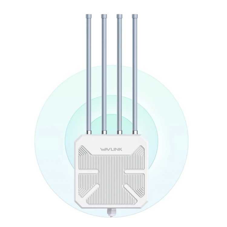 Routers New WAVLINK WN573HX1 WiFi 6 AX1800 IP67 Waterproof Outdoor Dual band WiFi Router AP Repeater Mesh Expander Router CL250207