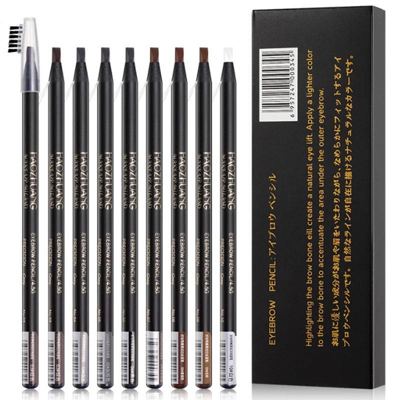 1PC Eyebrow Pencil Waterproof Microblading Pen Tint Tattoo Eyebrows Makeup 6 Colors Natural Long Lasting Eye Brow 250108