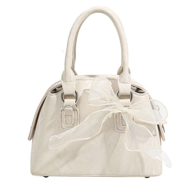 Women's Versatile New Crossbody Women's High-End Single Shoulder Lace Bow Boston Handbag
