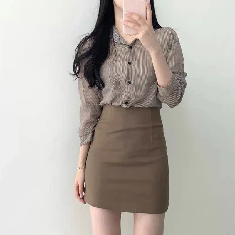 Clothing High Waist Womens Skirt Mini Skirts For Women White Wrap Tight Short Aesthetic Offer Premium Modest Trend V 250208Z