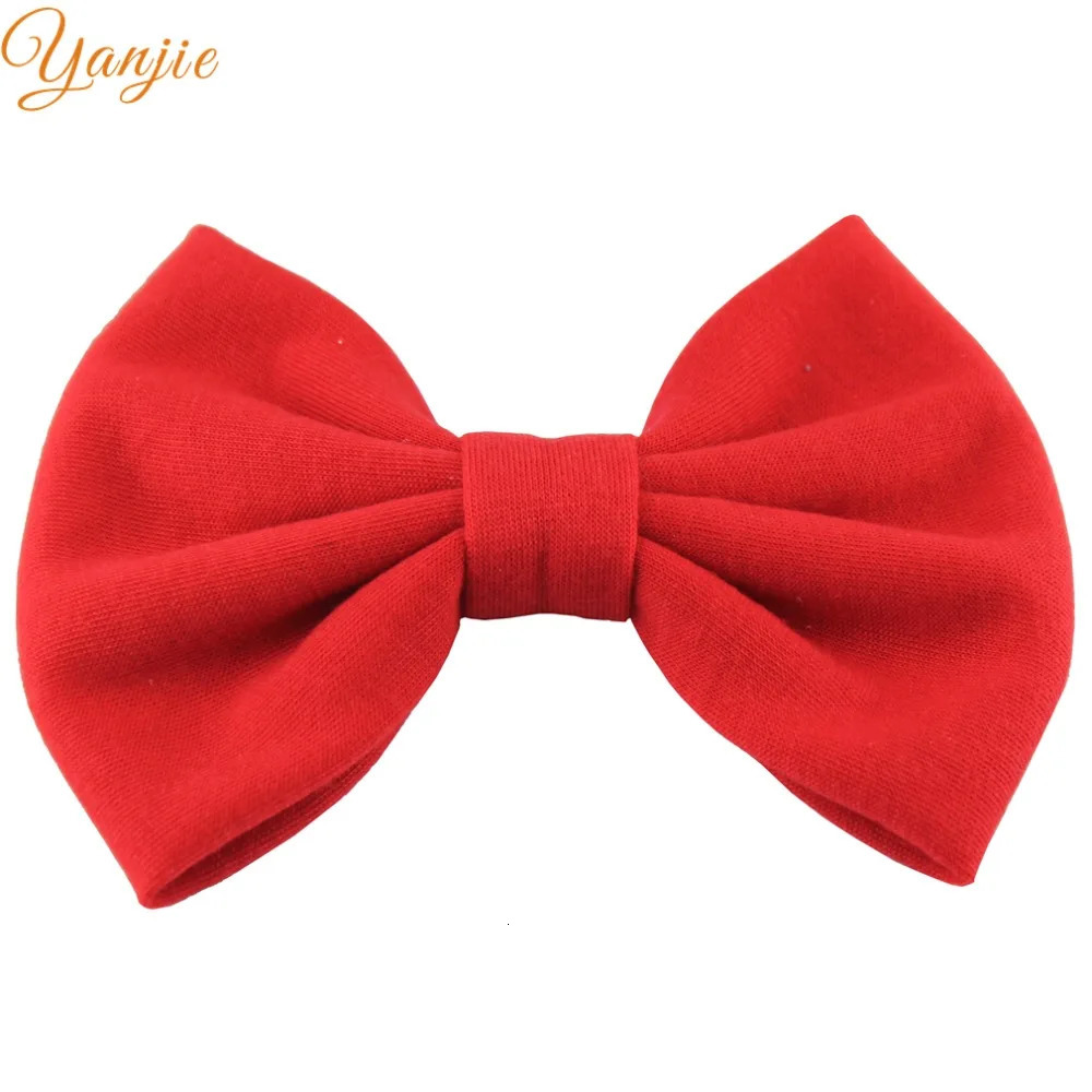 10pcs/lot -sale 5 Solid Cotton Hair Bows Barrette Hair Clips For Women Handmade DIY Girls Hair Accessories Femme Headband 250221
