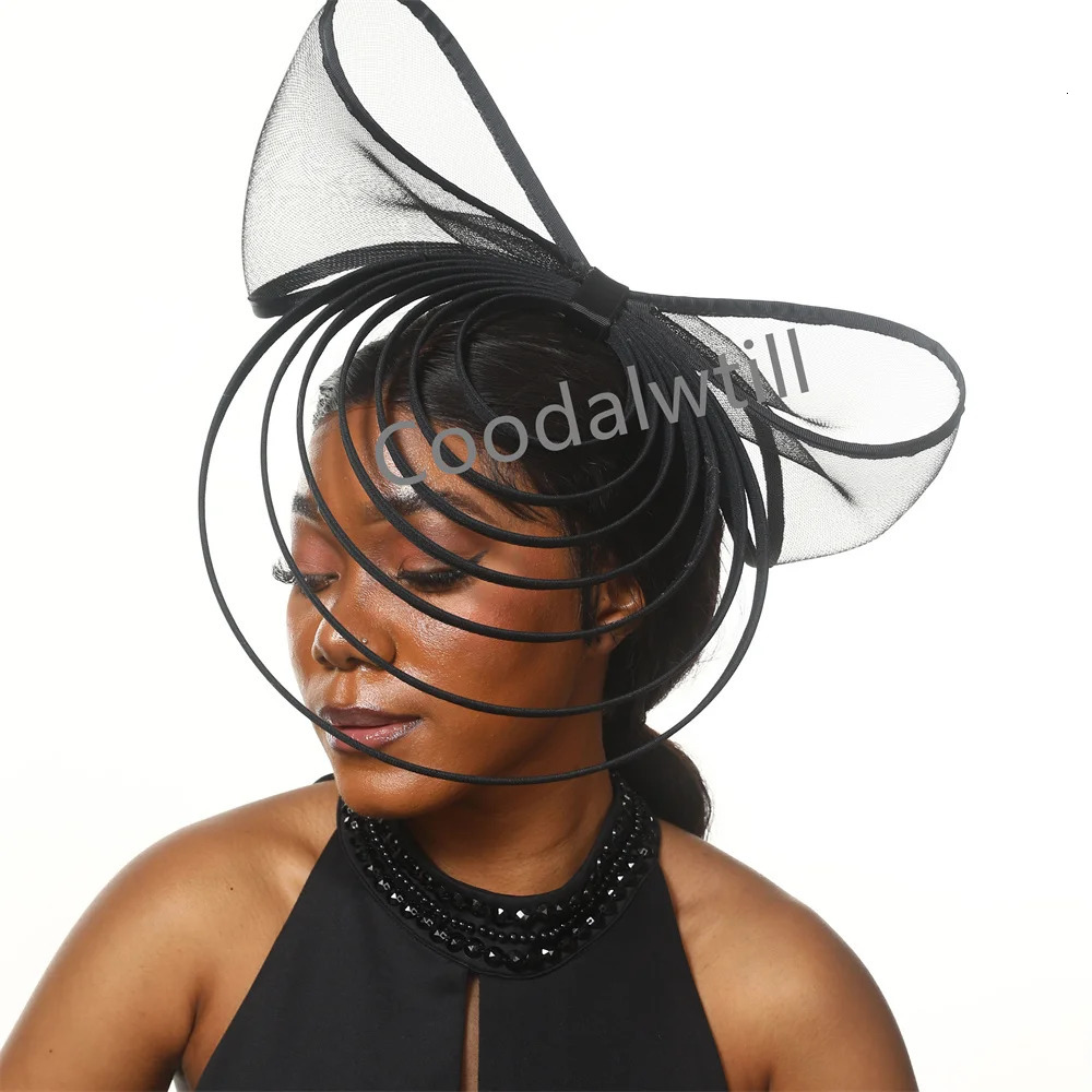 Fascinator Hat For Women Elegant Wedding Church Headpiece Ladies Chic Bow Fascinators Party Hats Derby Millinery 250207