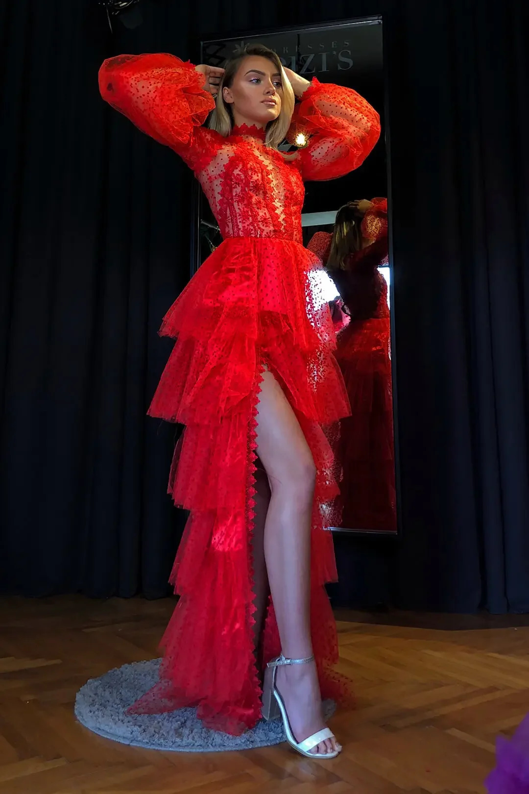 Mesh White Dress Party Women Red Black Long Night Dresses High Waist Dance Wedding Prom Bridesmaid Maxi Y2k Summer Vestidos 250208wtt