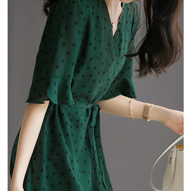 L2320 silk dress Hangzhou silk women's clothing mulberry silk 2025 new summer medium and long skirt