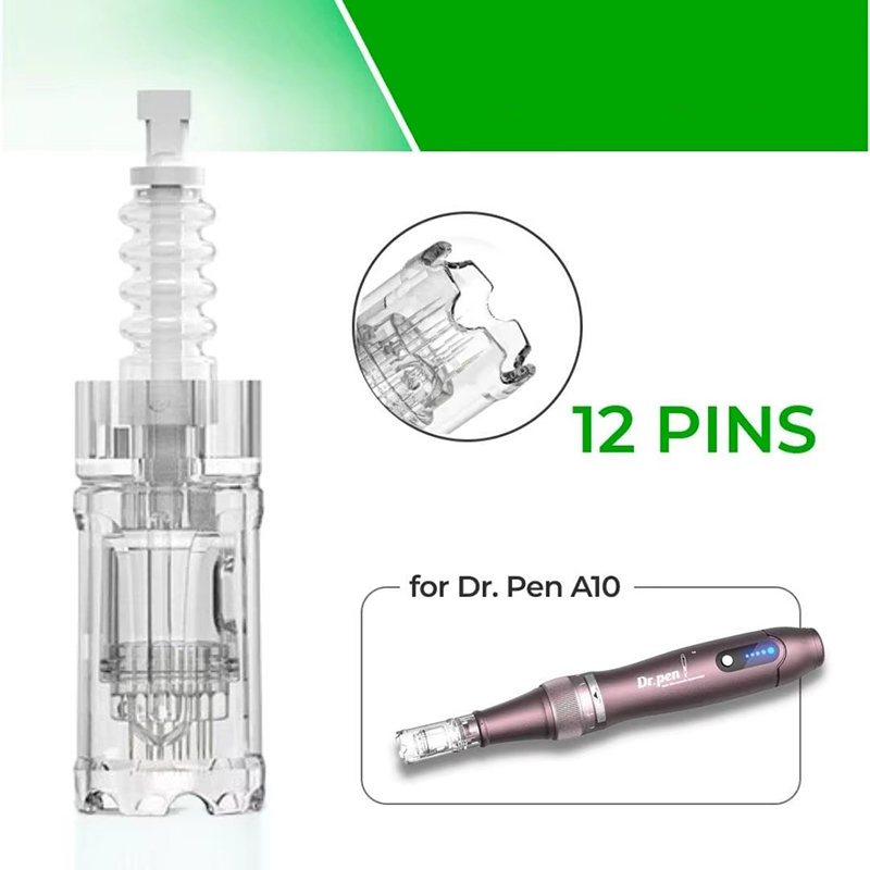 Nano-Derma Treatment Tool Kit Cartridges : Replaceable 12/24/36/42 Pin DrPen Needles (A10 Model) 50 Pcs