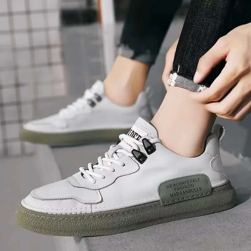 New Men's Sneakers Brand Leather Casual Trend Board for Men Comfort Flats Designer Mens Shoes atillas Hombre