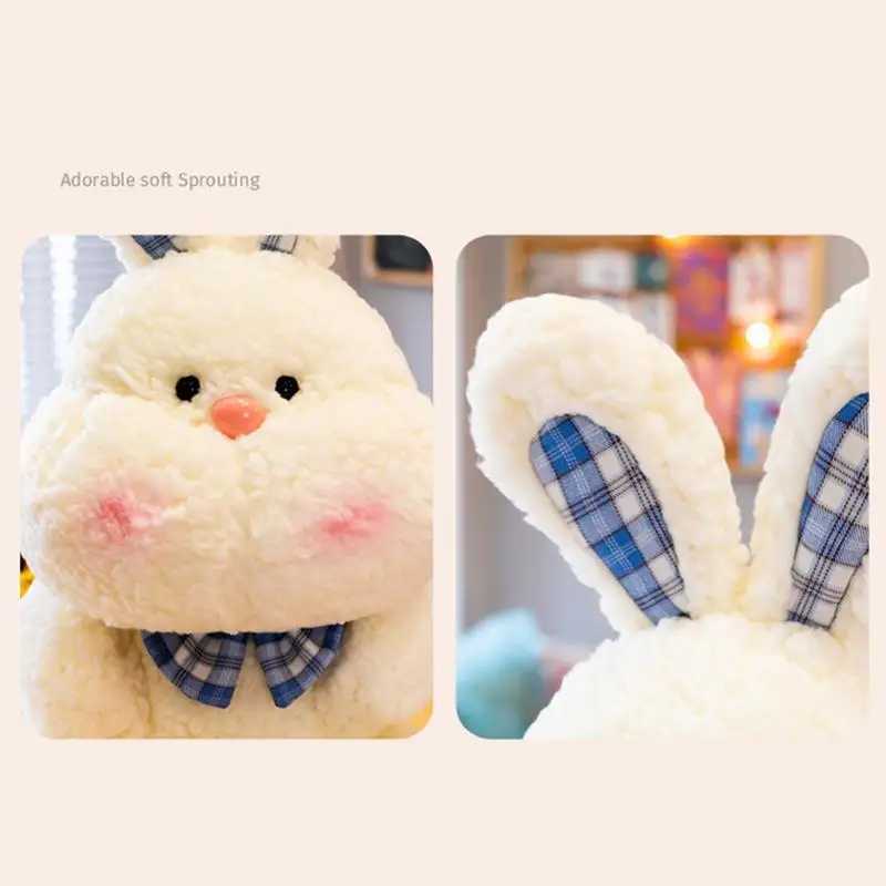 Doll Skin Friendly Rabbit Stuffed Animal Plushies Toy For Bedroom Dining Room Free shipping