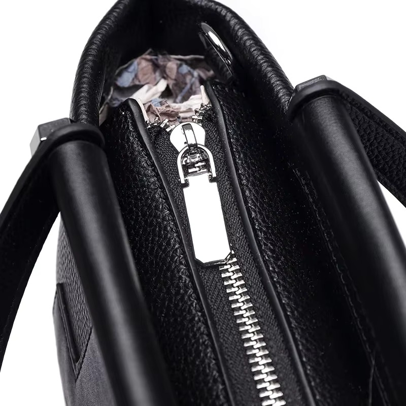 Cowhide Women Tote High Quality Solid Enuine Leather Women's Shoulder Crossbody Bag Fashion Female Handbag Sac A Main