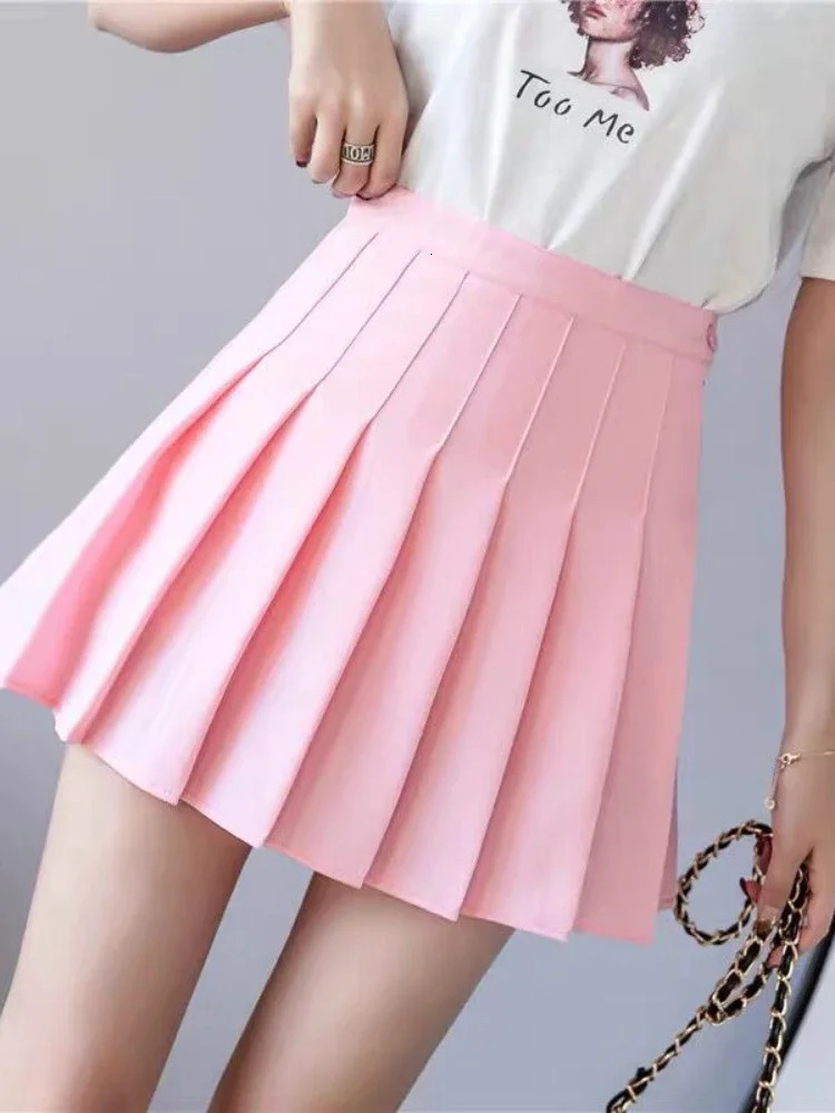 Y2k Mini Skiing Korean Style High Waist Wrinkle Fashion Gyaru Aline Womens Elegant School Uniform 250208Z