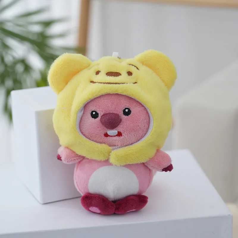 15Cm Kaii Animation Loopy Plush Toy Cross-Dressing Series Cute Couple Doll Keychain Pendant Gift Free shipping