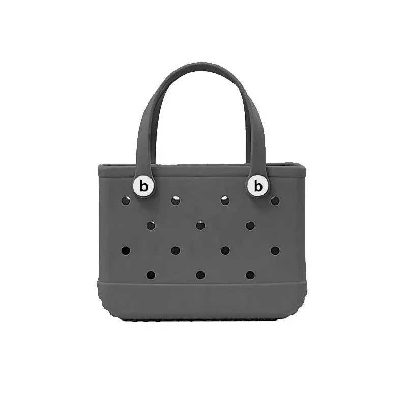 EVA waterproof summer storage basket cave childrens beach storage bag mini color handbag printed outdoor pet bag girl handbag Y250409fr