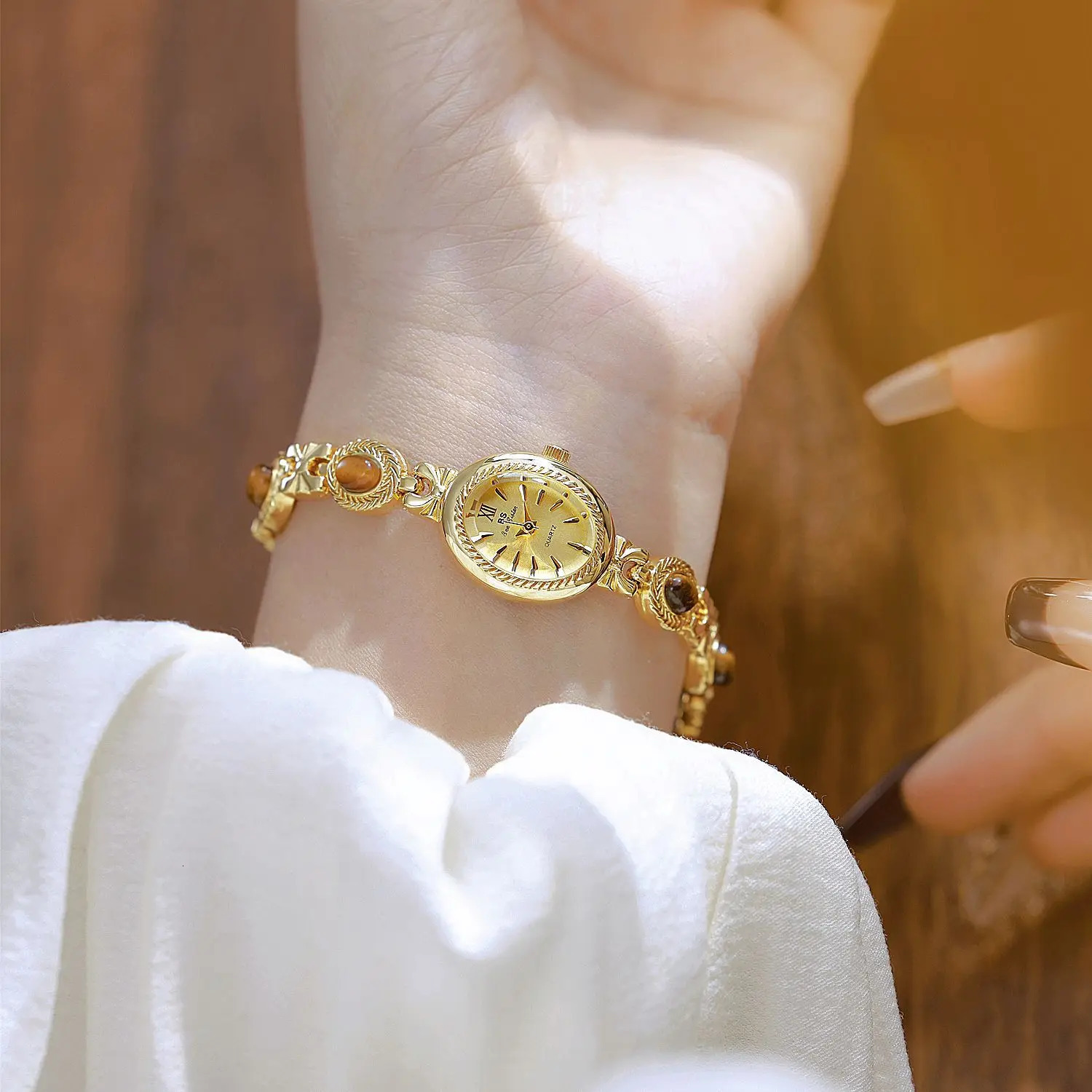 Women Wrist Watches 2025 For Ladies Wrist Watches Top Gold Stainless Steel Female Clock High Quality Dropship 250221