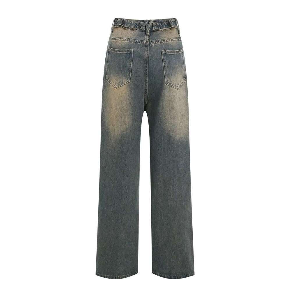 Women'S Jeans Haruku Y2k Japanese 2000s Style 90s Aesthetic Streetwear Baggy Denim Trousers Jean Pants Vintage Trashy Clothes