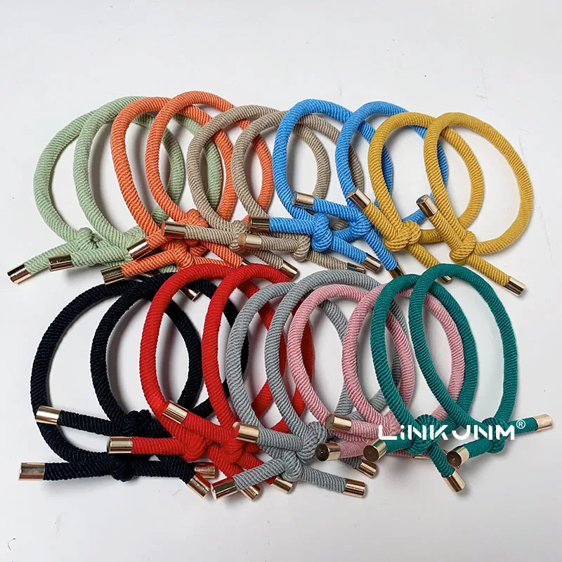 Elastic Hair Scrunchies for Women and Girls Rubber Bands DIY Bracelet Accessories 20Pcs 250221