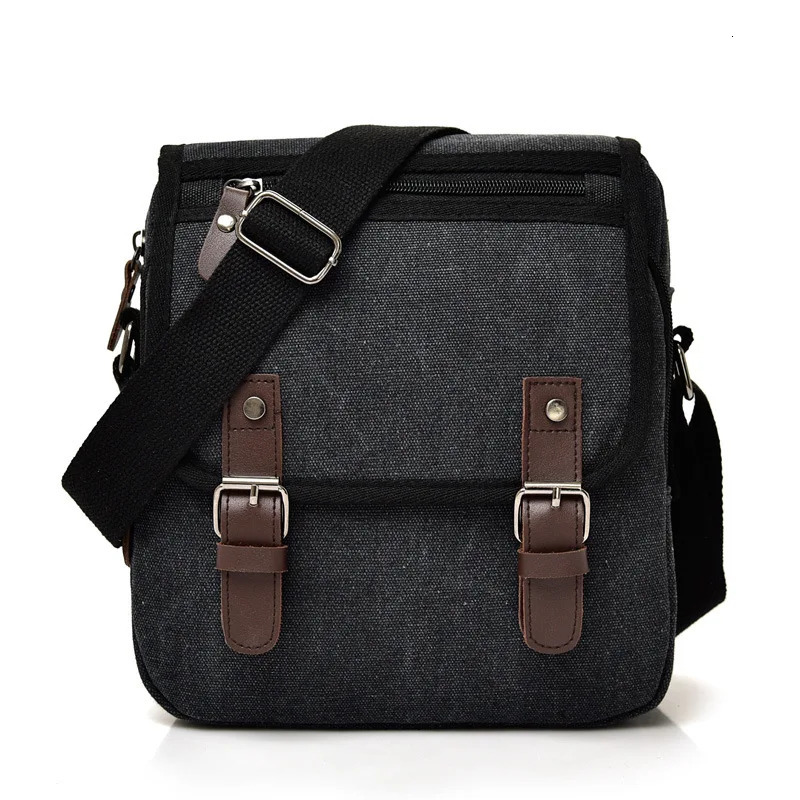 Casual fashion canvas mens bag Retro men canvas shoulder bag Trendy mens business messenger bag shoulder bags bandolera hombre 250208