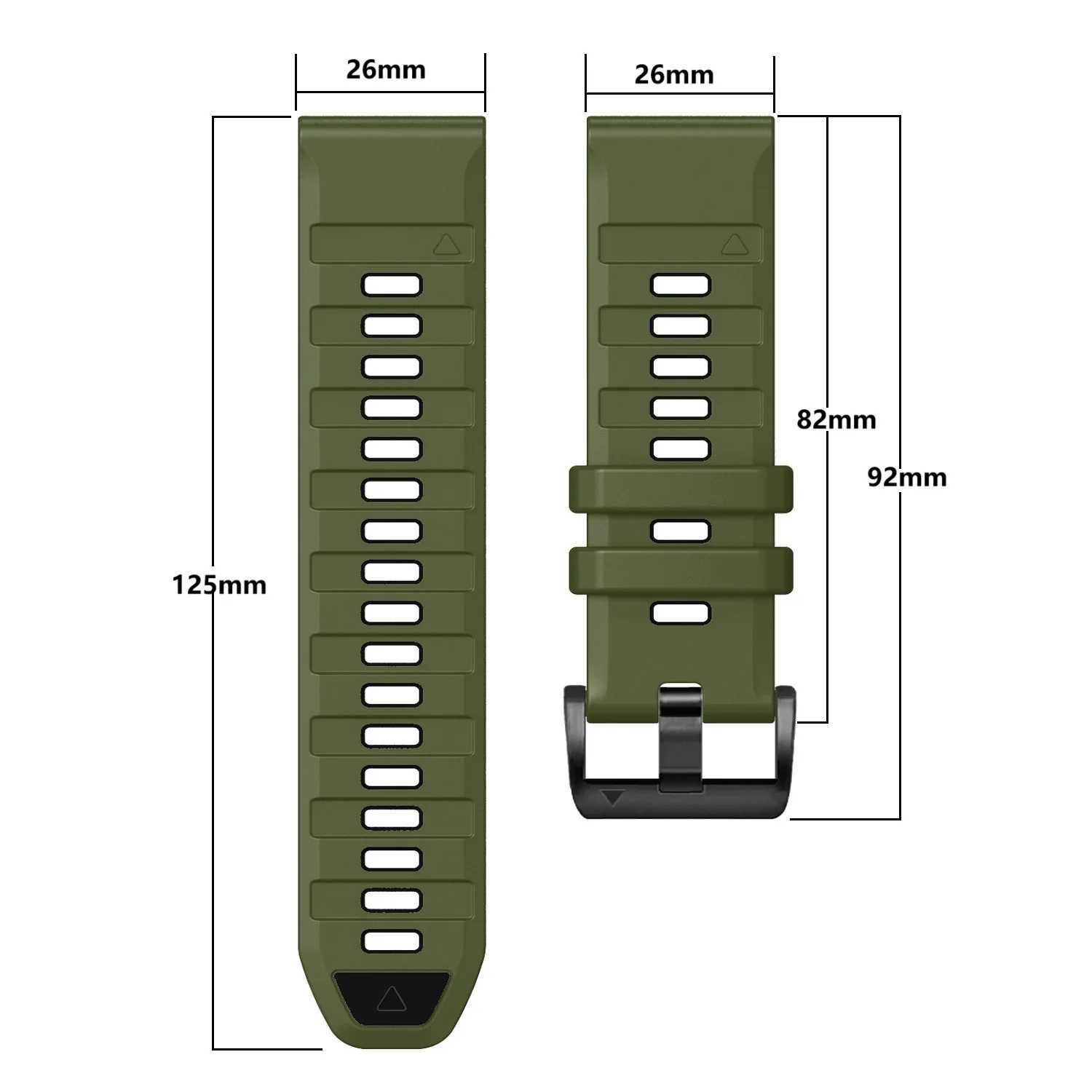QuickFit 22mm 26mm Fenix8 Band For Garmin Fenix E 8 47mm 51mm 7 7X 6 6X/Epix Pro/Enduro 3 Two-Tone Sile Str BraceletXJ250208