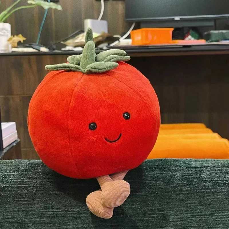 New Silation 17cm Fruits Soft Toy Down Cotton Stuffed Tomato Plush Decor Kids Gift Free shipping