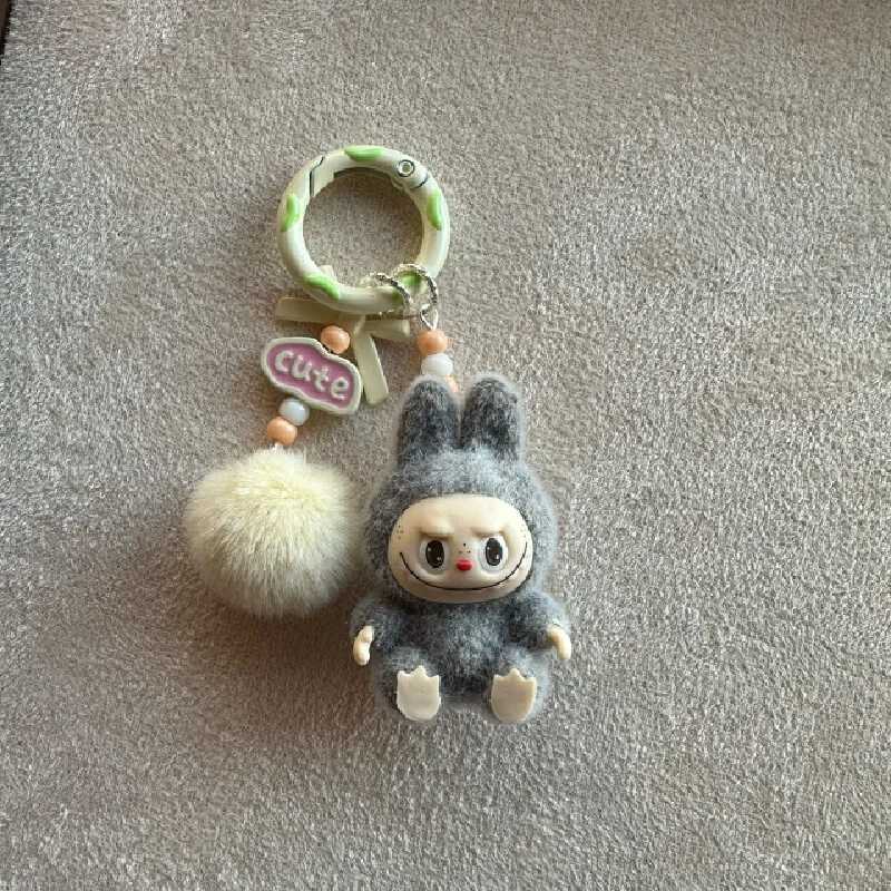 The Monsters Labubu Sit-Down Par Series Anime Figure Plush Pendant Doll And Hobbies Ornaments Kids Christmas Gift Z250208