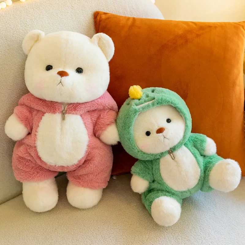 No Activi 25/35cm Creative Cosplay Joint Bear Plush Toy Cute Stuffed Animal Bunny Shark Dinosaur Plush Doll Soft Toy For Girls Z250208