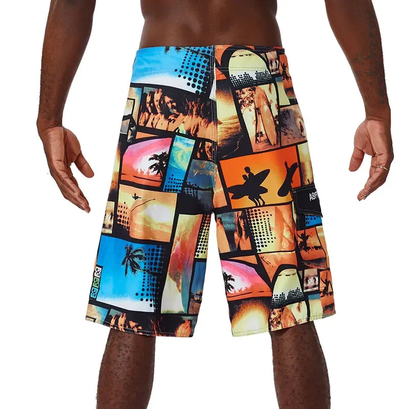Mens casual shorts summer sports pants surf beach board shorts Bermuda quick dry five cent pants beach shorts men 250121