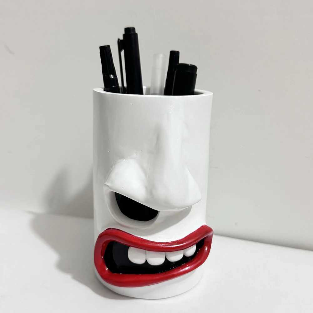 Funny Face Tissue Holder Novelty Tissue Dispenser Unique Toilet Paper Holder Night Stand Face Tissue Organizer for He Off Y250208