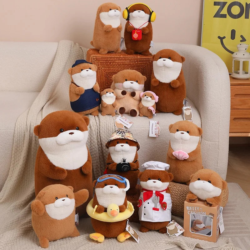 Family Series Plush Doll Bag Pendant Fluffy Cartoon Funny Style Animal Toys Kawaii Room Decoration Cute Gift For Children 250207