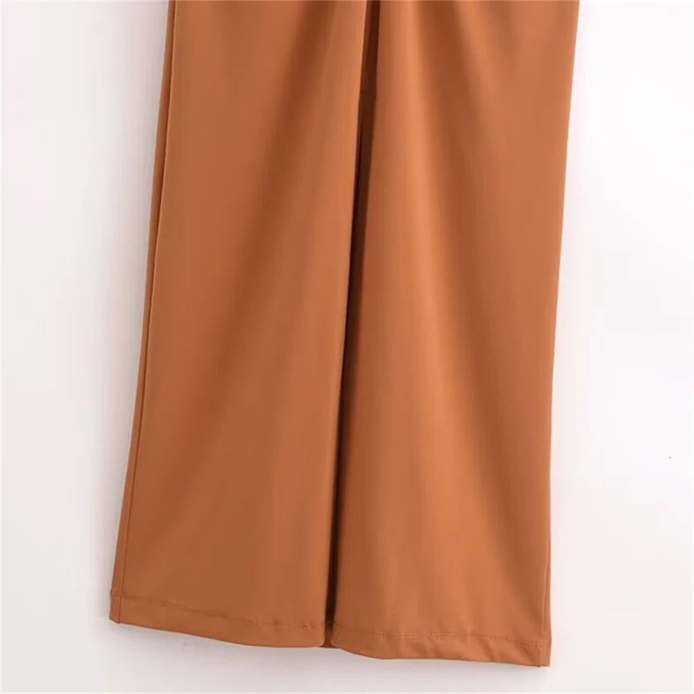 TRAF Autumn product womens warm simple open n pleated short sleeved slim fit backless long skirt Midi dress 250207