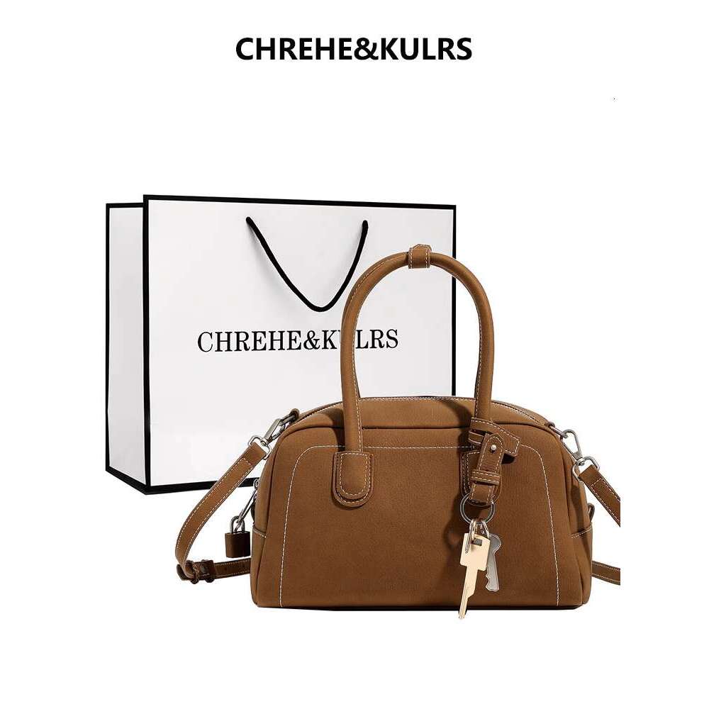Women's Bags CHREHE&KULRS Boston women's autumn and winter new item niche large capacity versatile crossbody handbag
