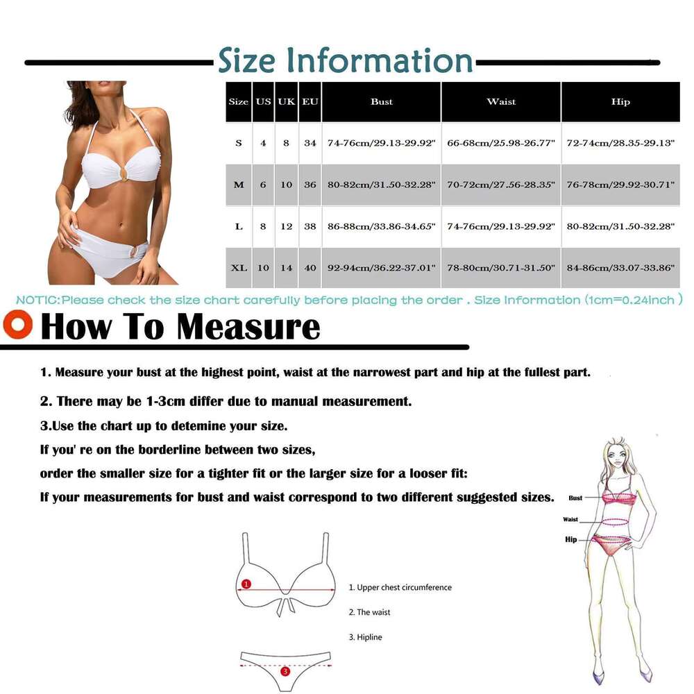 Fashion Women'S Split Swimsuit Sexy Neck Strap Backless Bandeau Tops Low Waist Briefs Set Adjustable Comfy Solid Beachwear