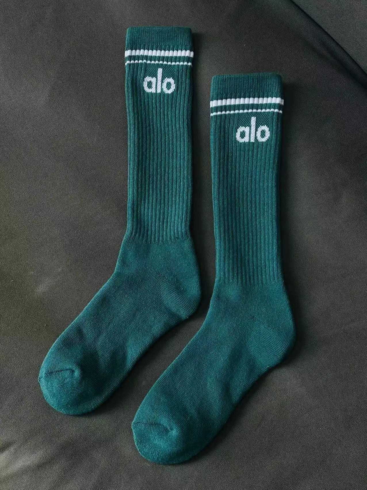 Yoga Outfit 2025 Men women couples yoga socks pure cotton four seasons outdoor sports leisure comfortable long tube H250207