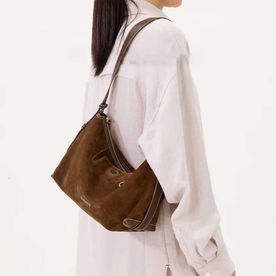Hobo Suede Armpit Commuting Dumpg Bag Women Autumn And Winter