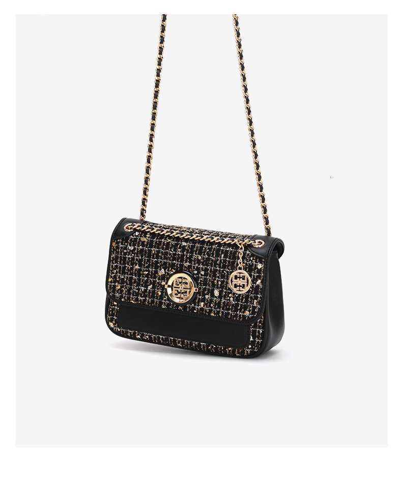 Women's Bags New Autumn/Winter Women's Fragrant Style Office Commuter Light Premium Small Square Single Shoulder Crossbody Bag