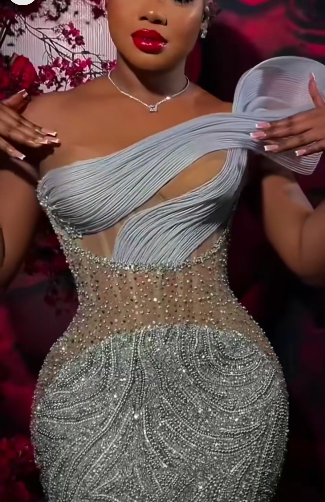 Aso Ebi Silver Mermaid Prom Dresses 2025 Illusion Beaded Sequined Lace Evening Formal Party Second Birthday Engagement Gowns Plus Size Dress For Speci