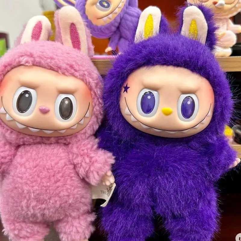 New Arrival High Qu The Monsters Labubu 17cm Milanese Purple Kingdom Series Model Doll Toy Cute Enamel Face Keychain Gifts Z250208