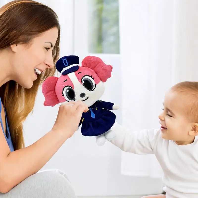 Anime Sheriff Labrador Dog Plush Toy Securi Sergeant Labrador Wolf Dog Doll Boys Girls Soft Stuffed Toys Children Gift Z250208