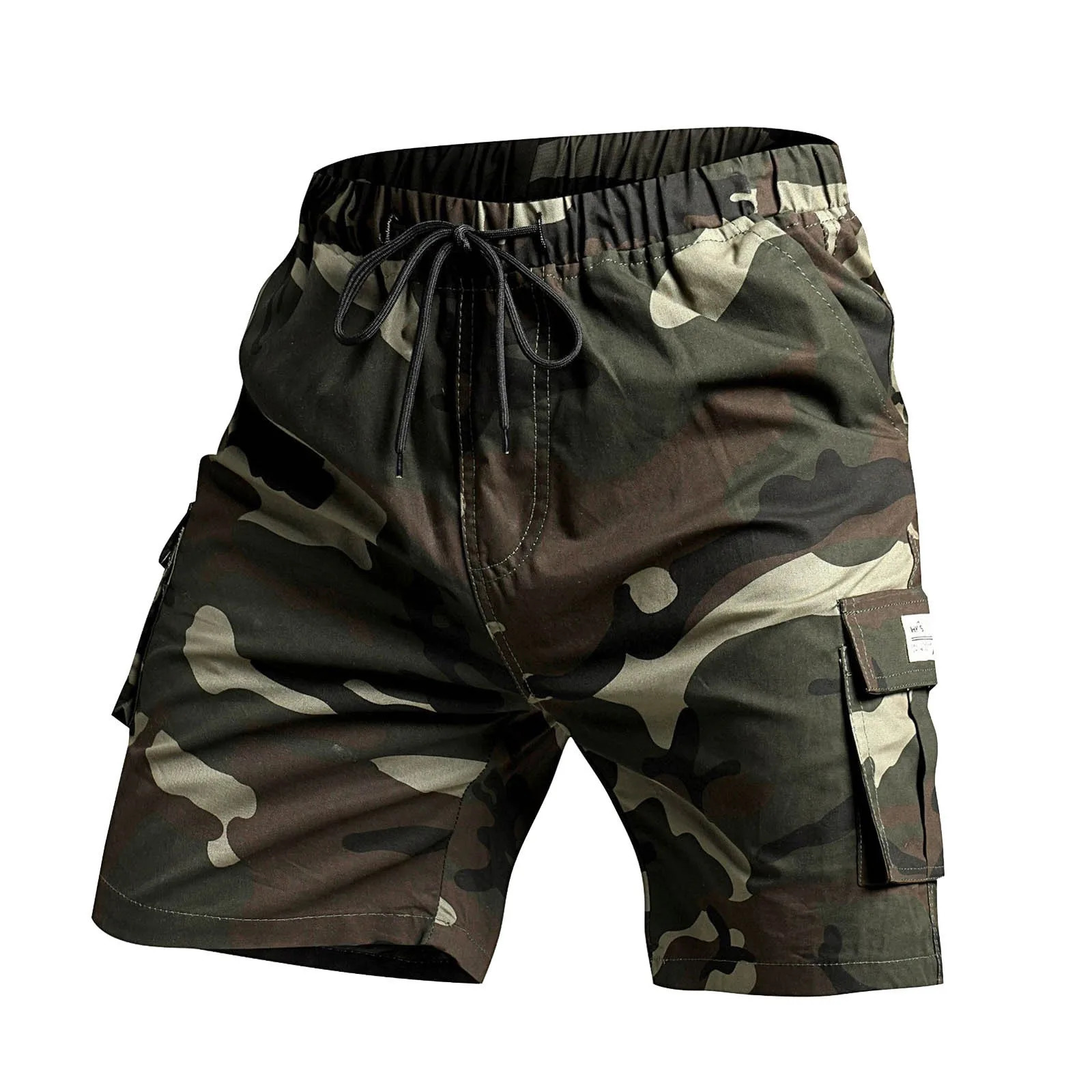 Mens Drawstring Plus Size Summer Camo European American MENS Printed Fashion Boyshort Sexy Swimwear Men Swimming Shorts 250208Z
