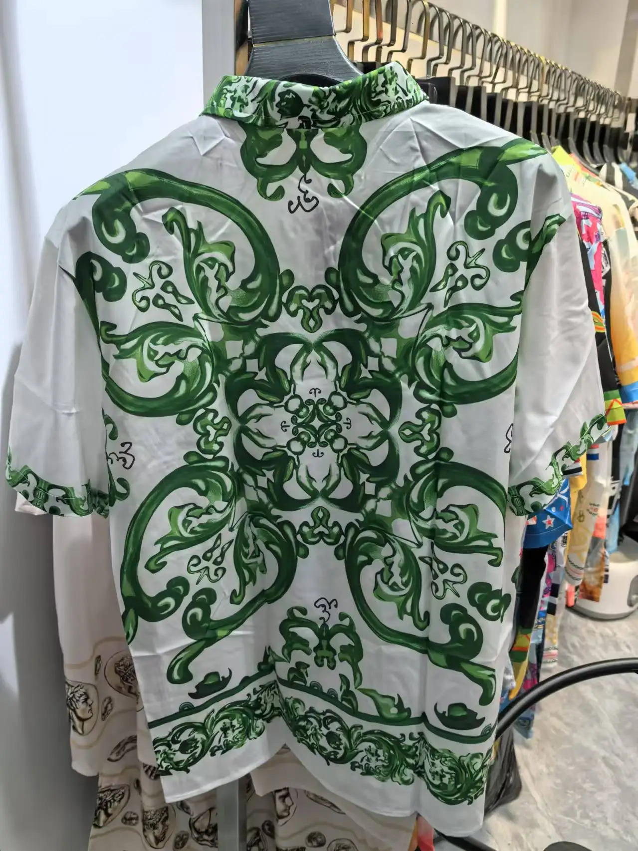 et0709 Fashion mens Shirts European party style mens Clothing 250207