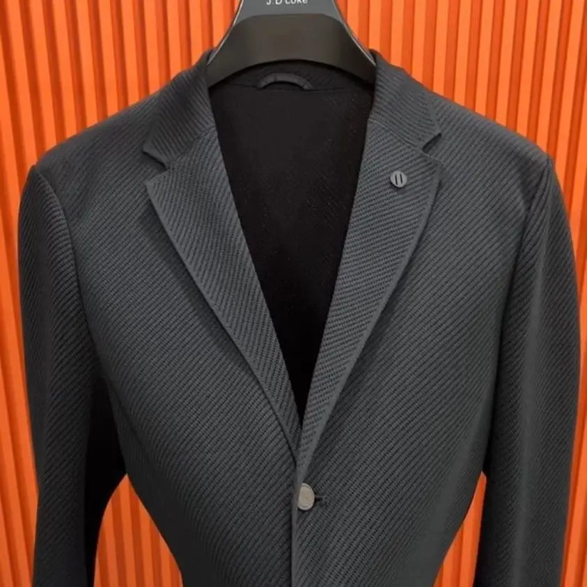 Single Breasted Mens Suit Jackets Brown Coat Business Dress Fashion 2024 Elegant Male Blazer Youthful Emo 250109Z