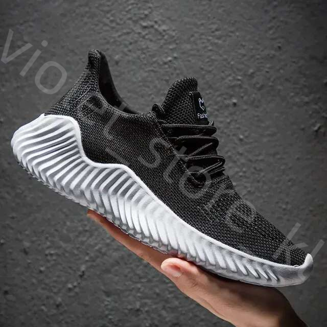 Men Shoes White Sneakers Outdoor Breathable Mesh Men Running Shoes Lightweight Tennis Shoes For Men 204