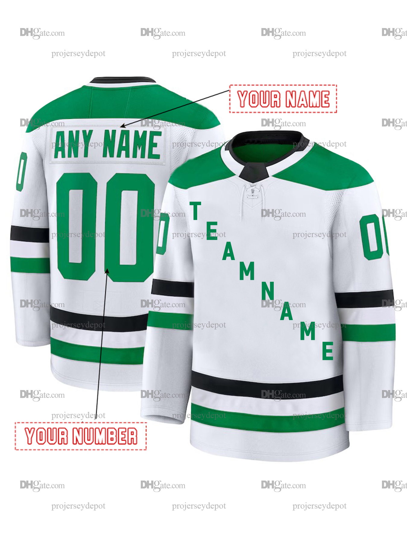 Oettinger Hockey Jersey Heiskanen Robertson Benn Hintz Custom Hockey Jerseys Any Name Number Mens Womens Youth 888