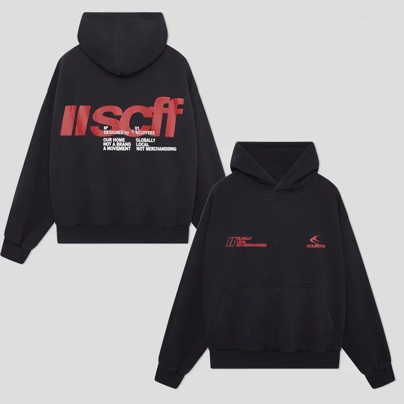 Men's Hoodies Logo Latest Edition Double-sided Print Sports Hoodie Brother Gothic Oversized T-shirt Street Top Clothes