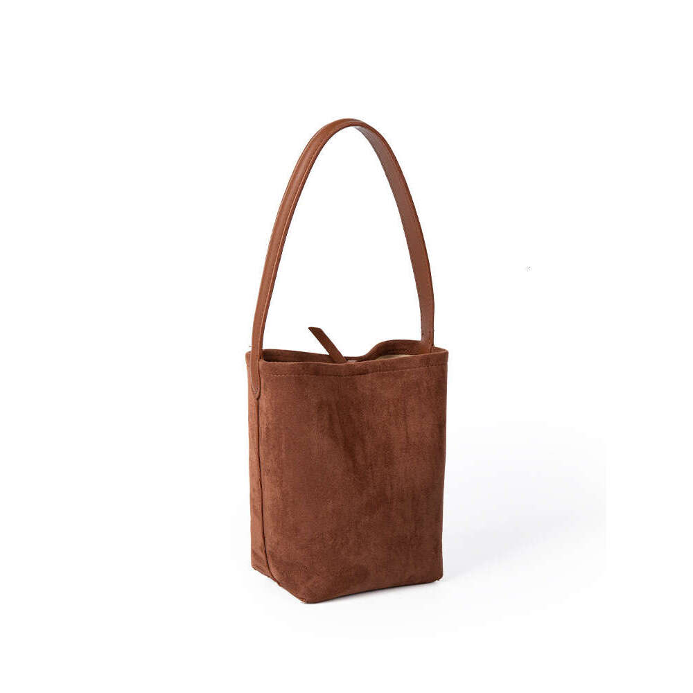 women tote bag handbag simple suede shoulder bag versatile mother and child bucket bag work bag Large Capacity Hobo Bags Soft Vegan Casual Shoulder Ha