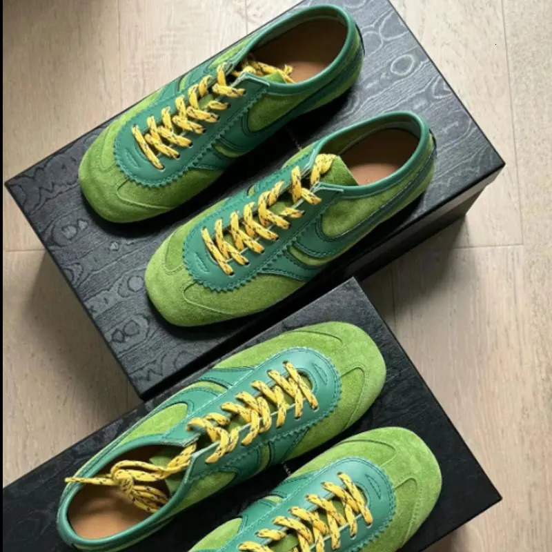 Genuine leather German training shoes womens sports 2024 autumn plus velvet retro collision training running shoes casual250208