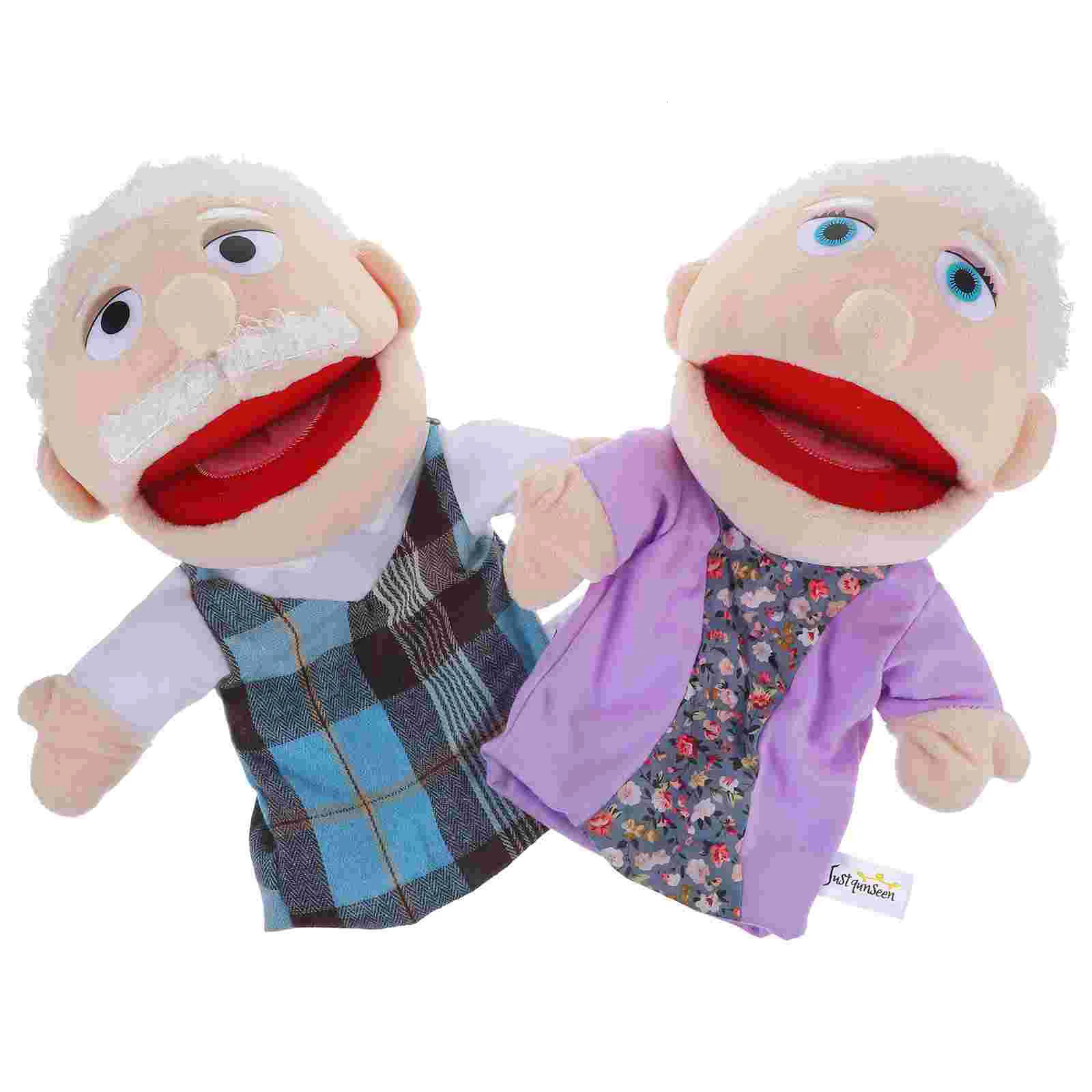 Premium Quality Educative Puppet Hands: Two-Lifesize Furry Fingerless Mittens Ideal for Imagination Games