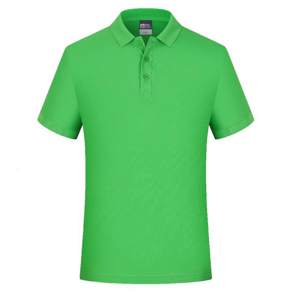 Plain Casual Polo T Shirt Men Wholesale Short Sleeve Formal Collar Shirt Unisex Summer Clothes For Men Playera Polos De Hombre 250208