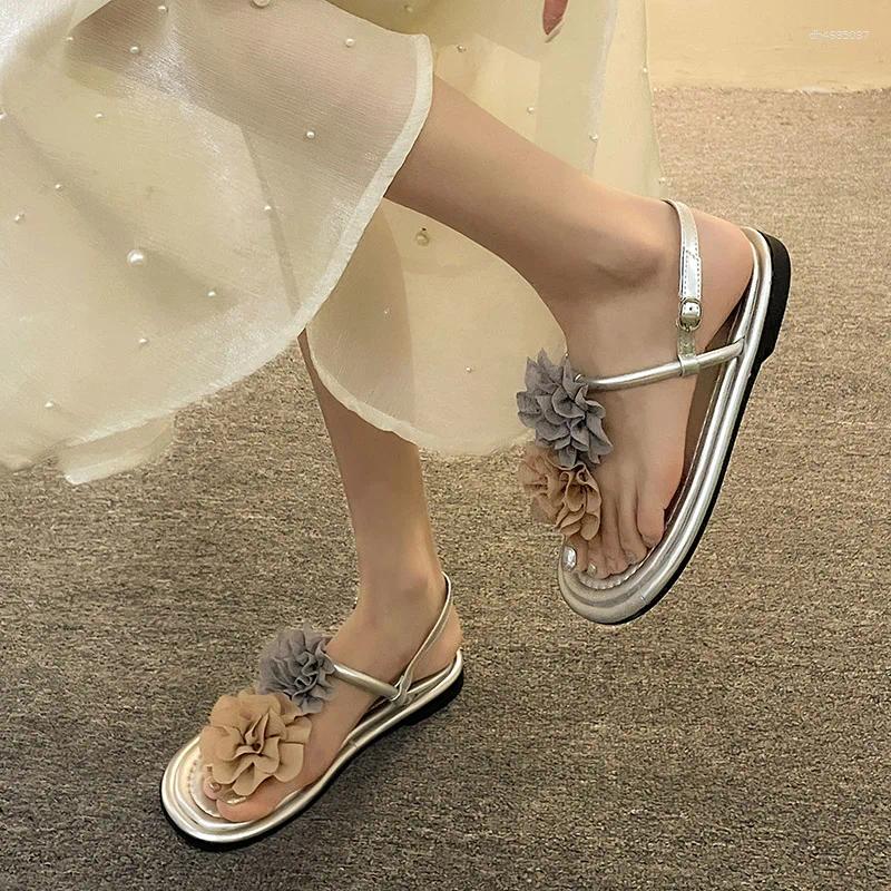 Sandals Flat Sandal Shoe 2025 Summer Women's Heels All-Match Without Girls Fashion Gladiator Clear Rome ral wer Scandals hurenlakeshoes hurenlake