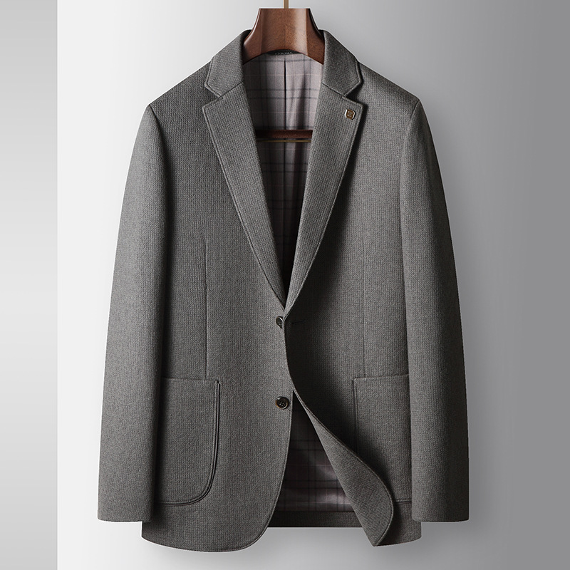 G124Cool Men's Japanese Casual Suit with Korean Influence Versatile for Spring & Autumn Wear